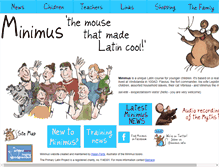 Tablet Screenshot of minimus.com